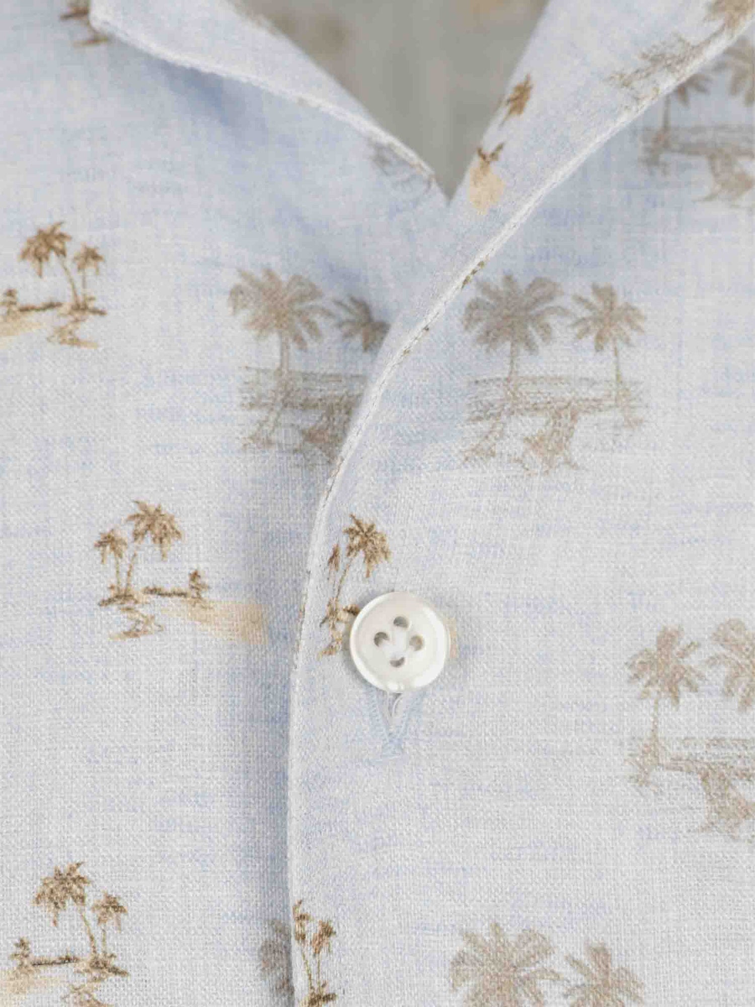 Outlet online Santa Eulalia Hombre Camisa Estampada color Azul Celeste sku 532-000761 01 - Foto 4