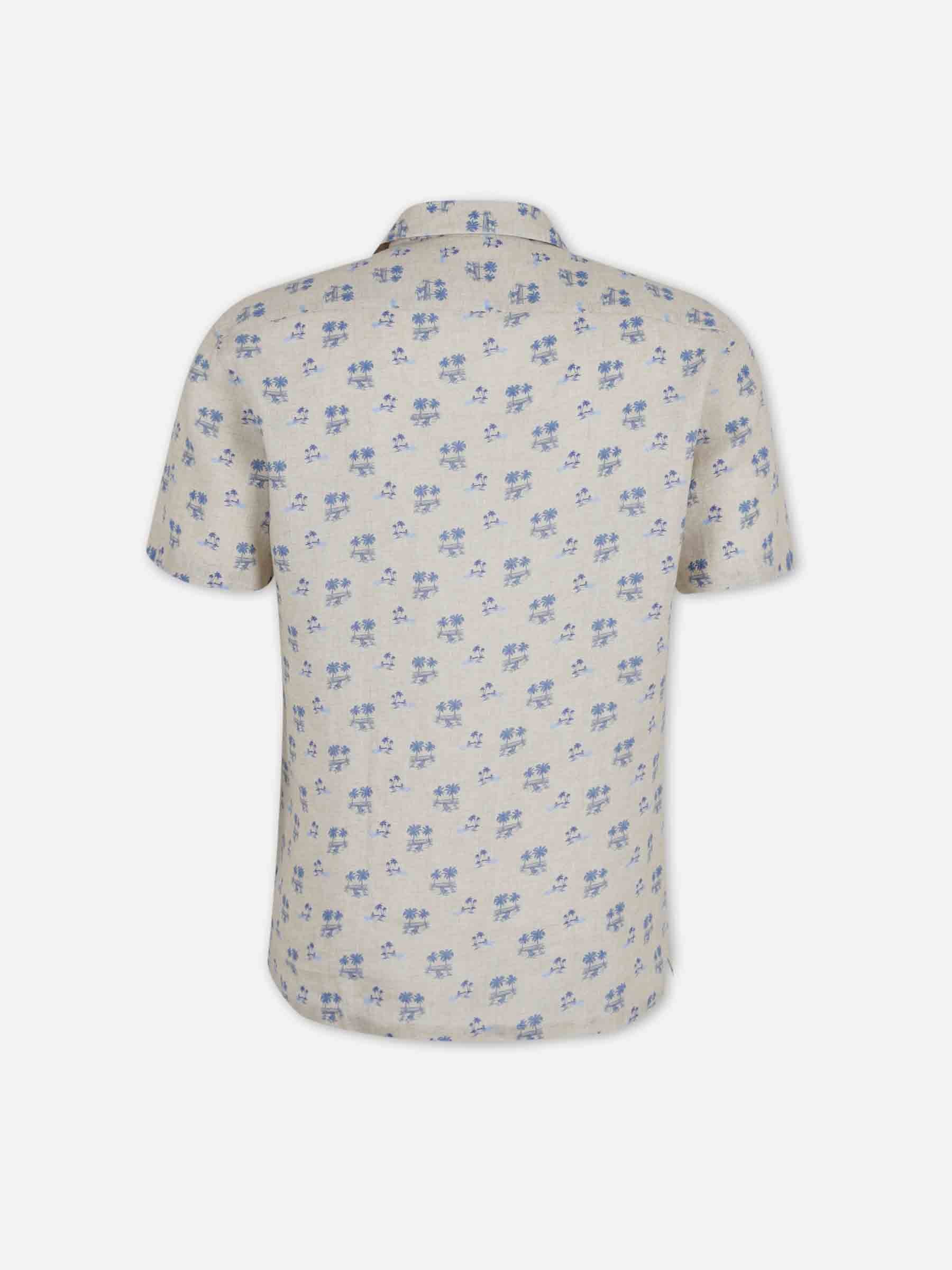 Outlet online Santa Eulalia Hombre Camisa Estampada color Beige sku 532-000761 02 - Foto 2