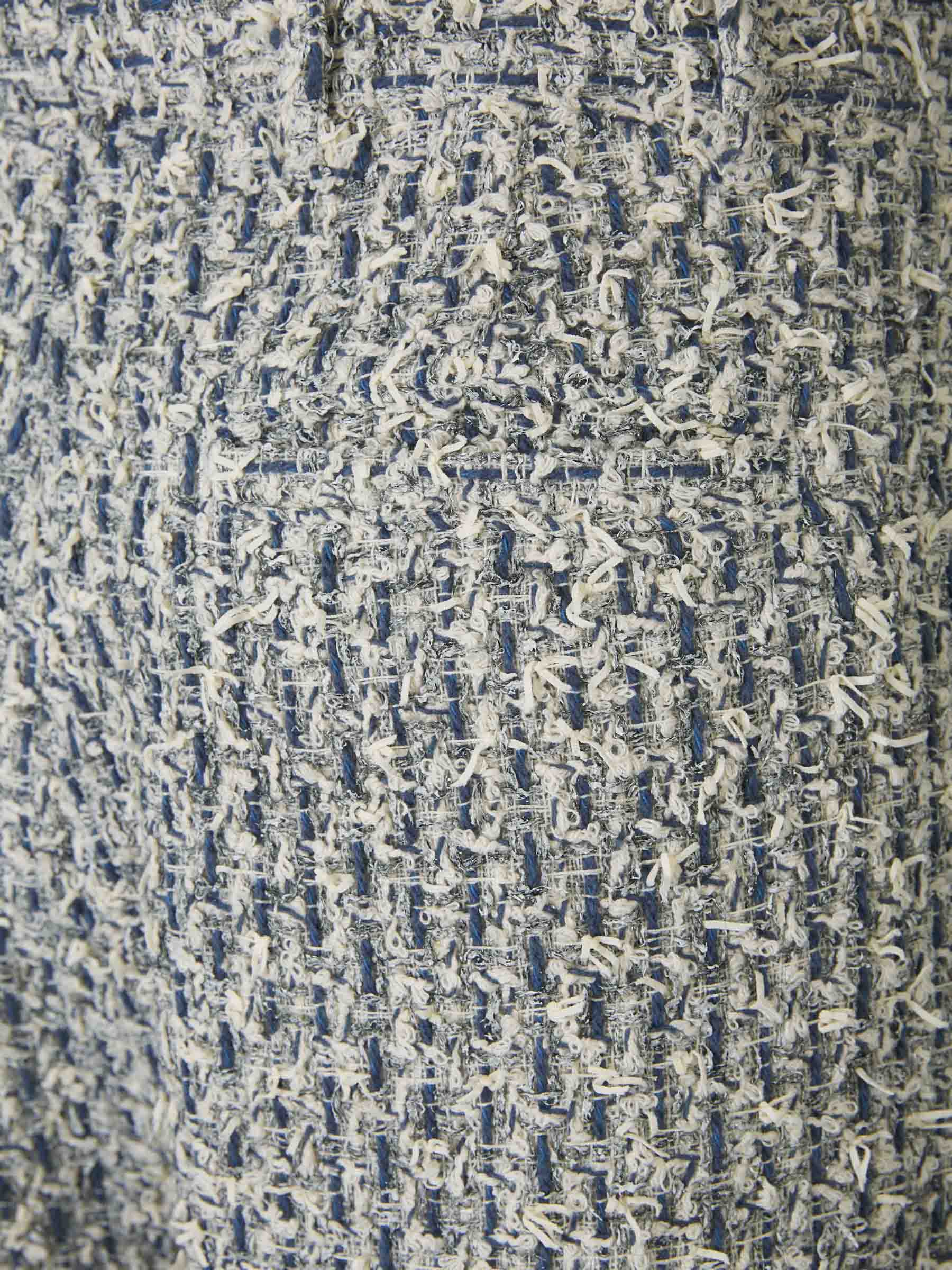 Outlet online Amiri Hombre Bermudas Tweed Boucle color Azul sku 523-000949 01 - Foto 7