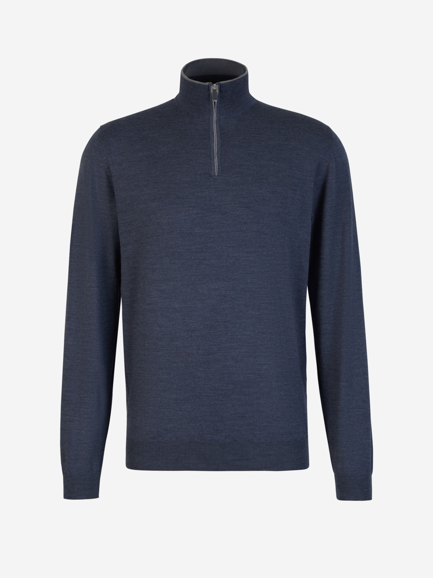 Outlet online Santa Eulalia Hombre Jersey Lana Cremallera color Azul Cobalto sku 542-001853 04 - Foto 1