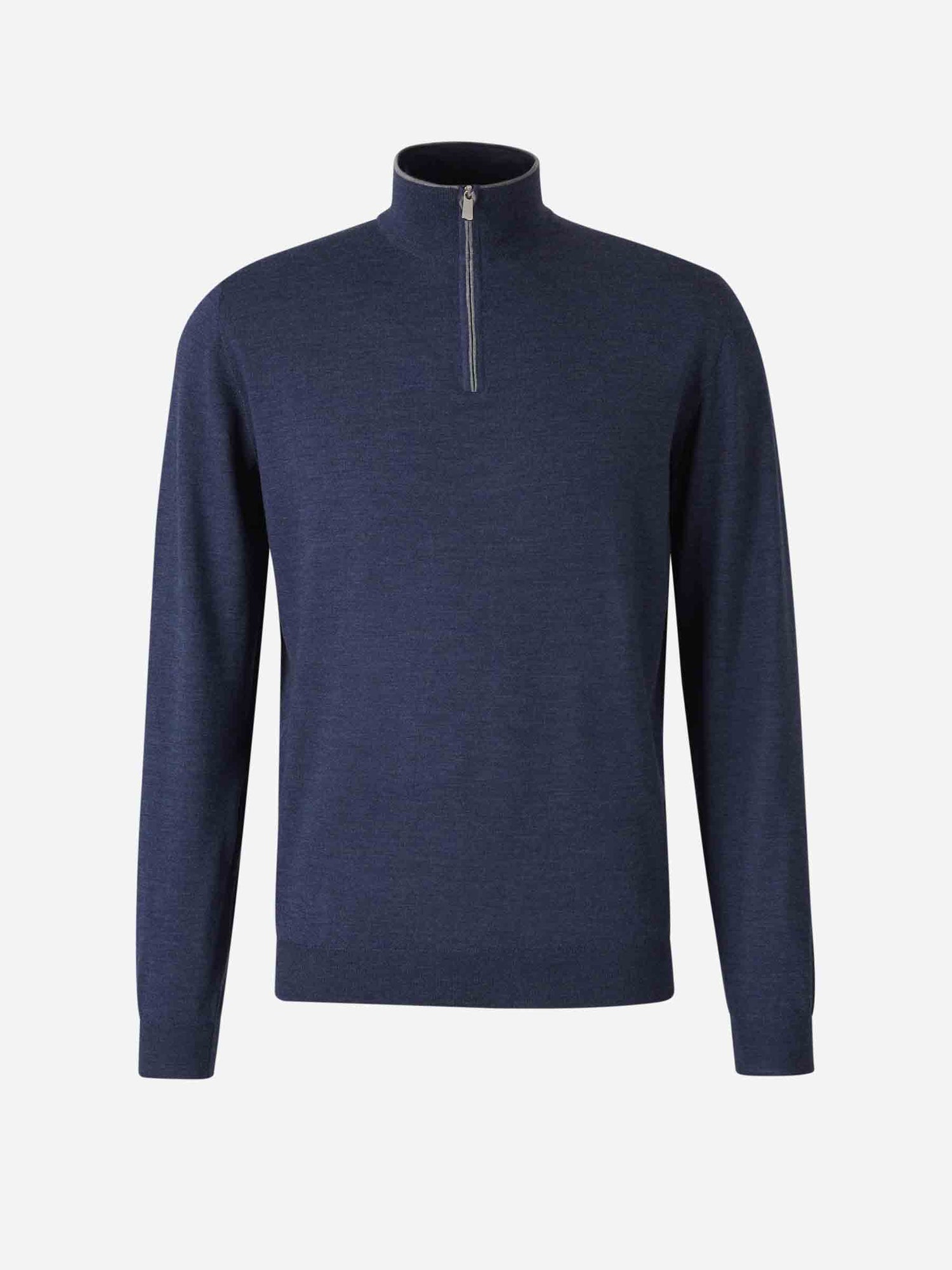 Outlet online Santa Eulalia Hombre Jersey Lana Cremallera color Azul Cobalto sku 542-001853 05 - Foto 1