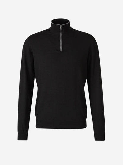 Outlet online Santa Eulalia Hombre Jersey Lana Cremallera color Negro sku 542-001853 06 - Foto 1