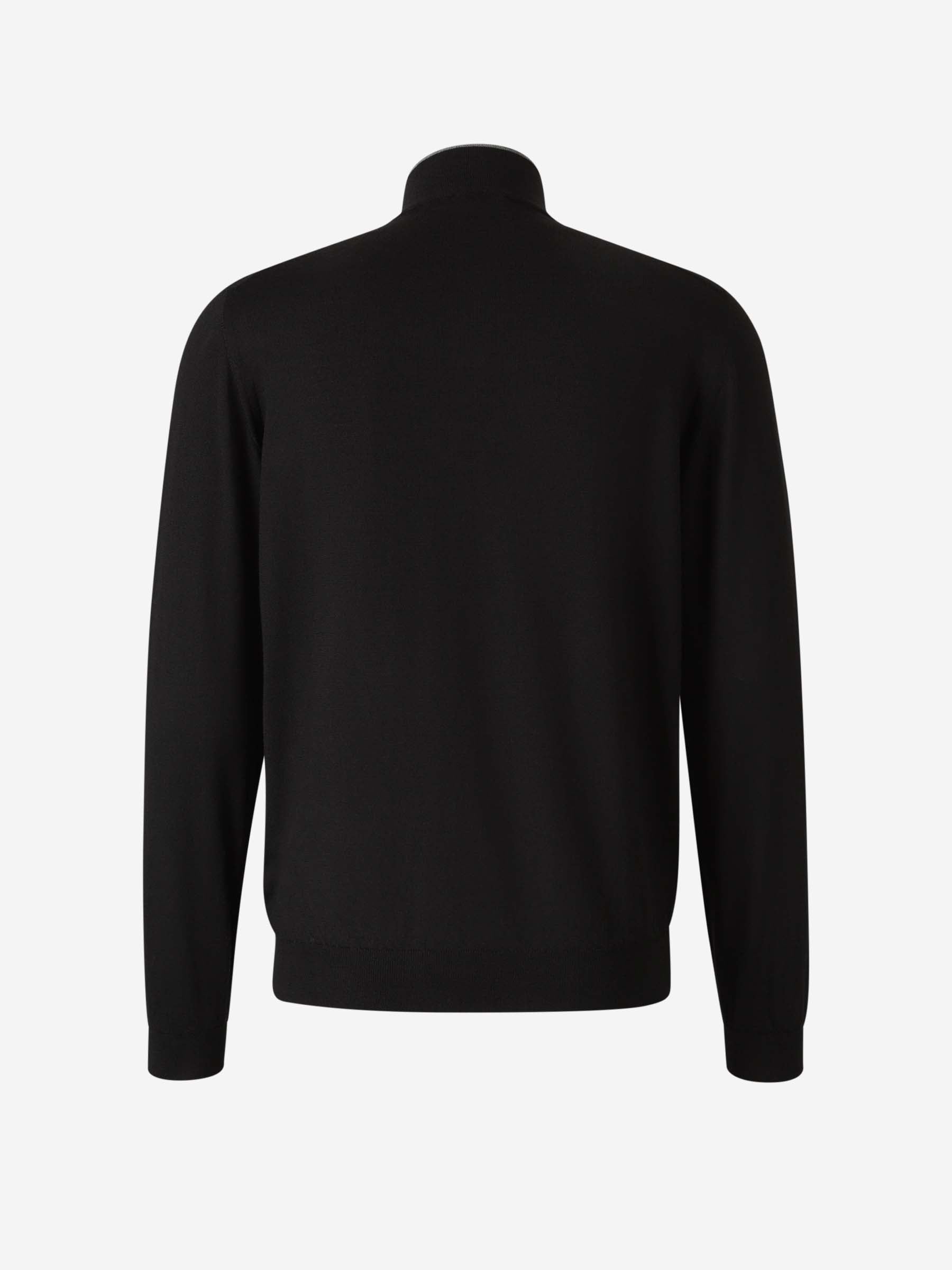 Outlet online Santa Eulalia Hombre Jersey Lana Cremallera color Negro sku 542-001853 06 - Foto 2