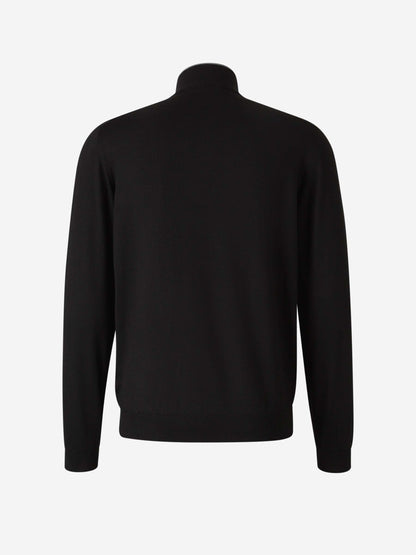 Outlet online Santa Eulalia Hombre Jersey Lana Cremallera color Negro sku 542-001853 06 - Foto 2