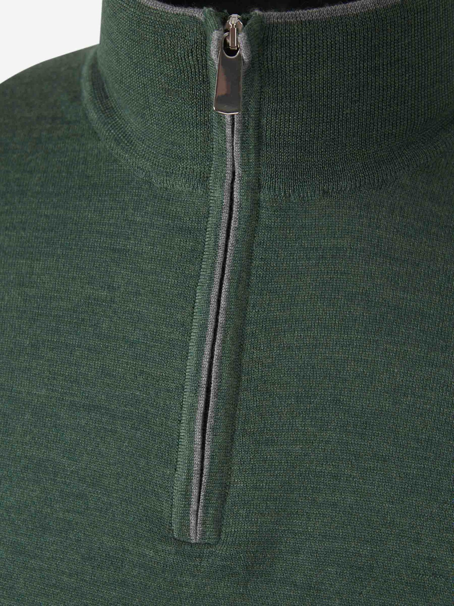 Outlet online Santa Eulalia Hombre Jersey Lana Cremallera color Verde sku 542-001853 07 - Foto 3