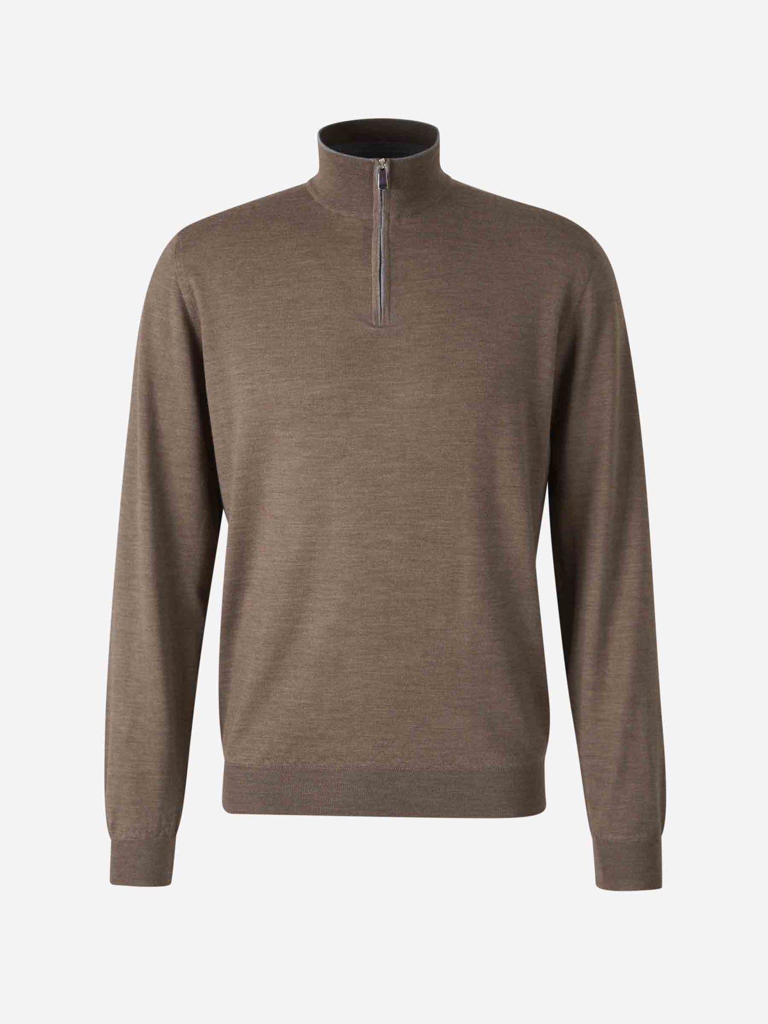 Outlet online Santa Eulalia Hombre Jersey Lana Cremallera color Taupe sku 542-001853 08 - Foto 1
