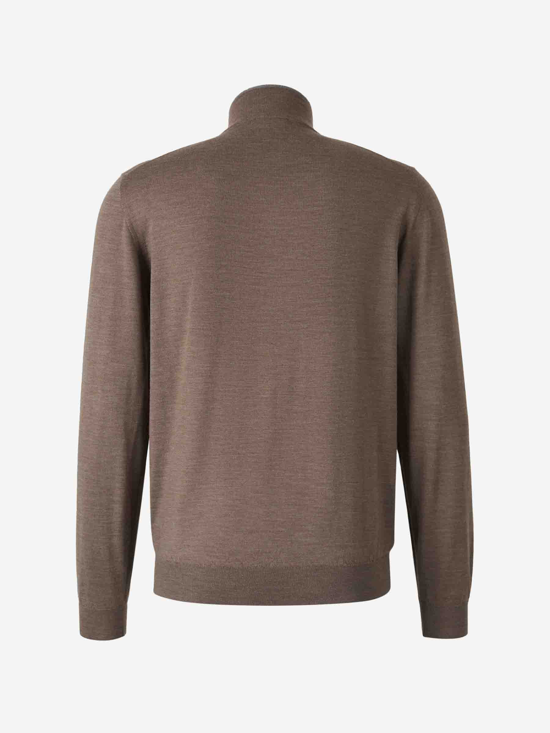 Outlet online Santa Eulalia Hombre Jersey Lana Cremallera color Taupe sku 542-001853 08 - Foto 2