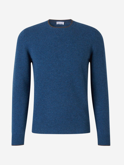 Outlet online Santa Eulalia Hombre Jersey Lana Virgen color Azul Cobalto sku 542-002001 01 - Foto 6