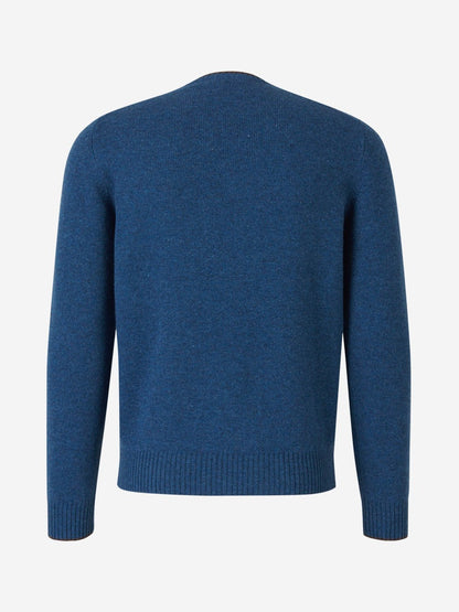 Outlet online Santa Eulalia Hombre Jersey Lana Virgen color Azul Cobalto sku 542-002001 01 - Foto 7
