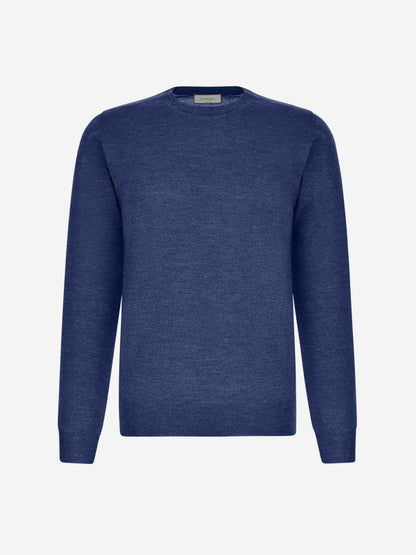 Outlet online Canali Hombre Jersey Lana Extrafino color Azul sku 542-002005 04 - Foto 1