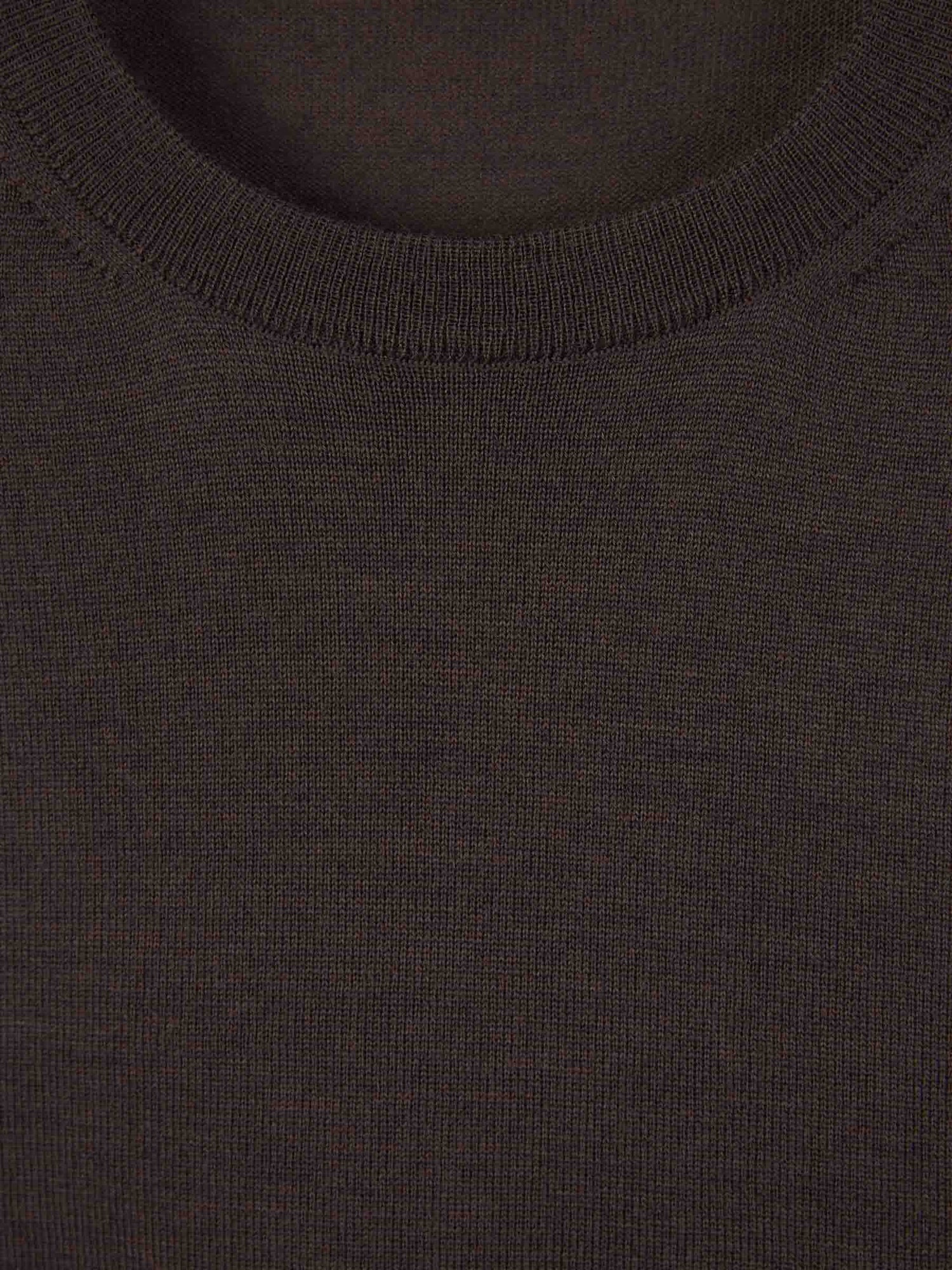 Outlet online Canali Hombre Jersey Punto Lana color Marron Oscuro sku 542-002005 05 - Foto 3