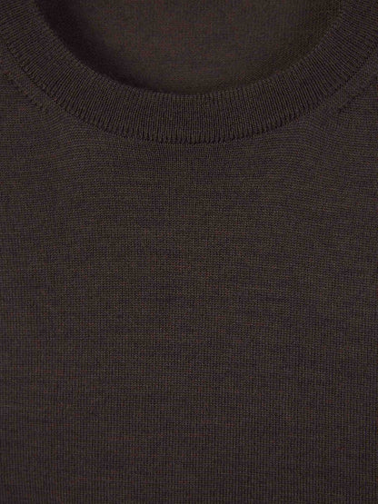 Outlet online Canali Hombre Jersey Punto Lana color Marron Oscuro sku 542-002005 05 - Foto 3