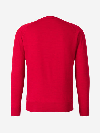 Outlet online Cruciani Hombre Jersey Lana color Rojo sku 542-002013 01 - Foto 2