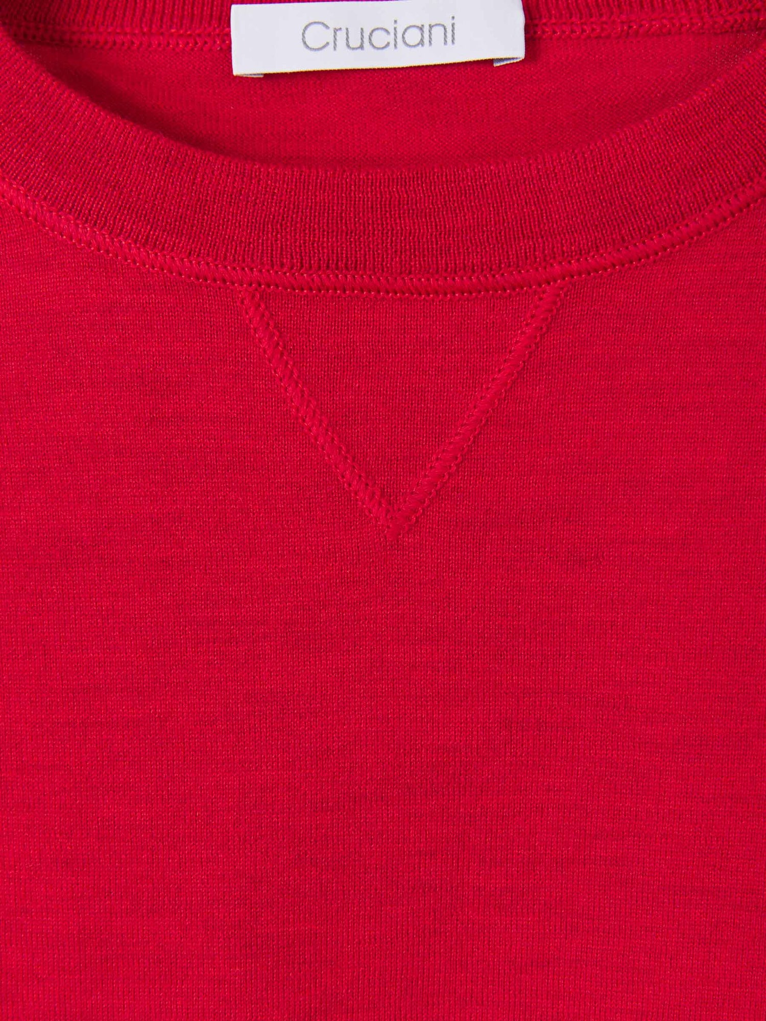 Outlet online Cruciani Hombre Jersey Lana color Rojo sku 542-002013 01 - Foto 3