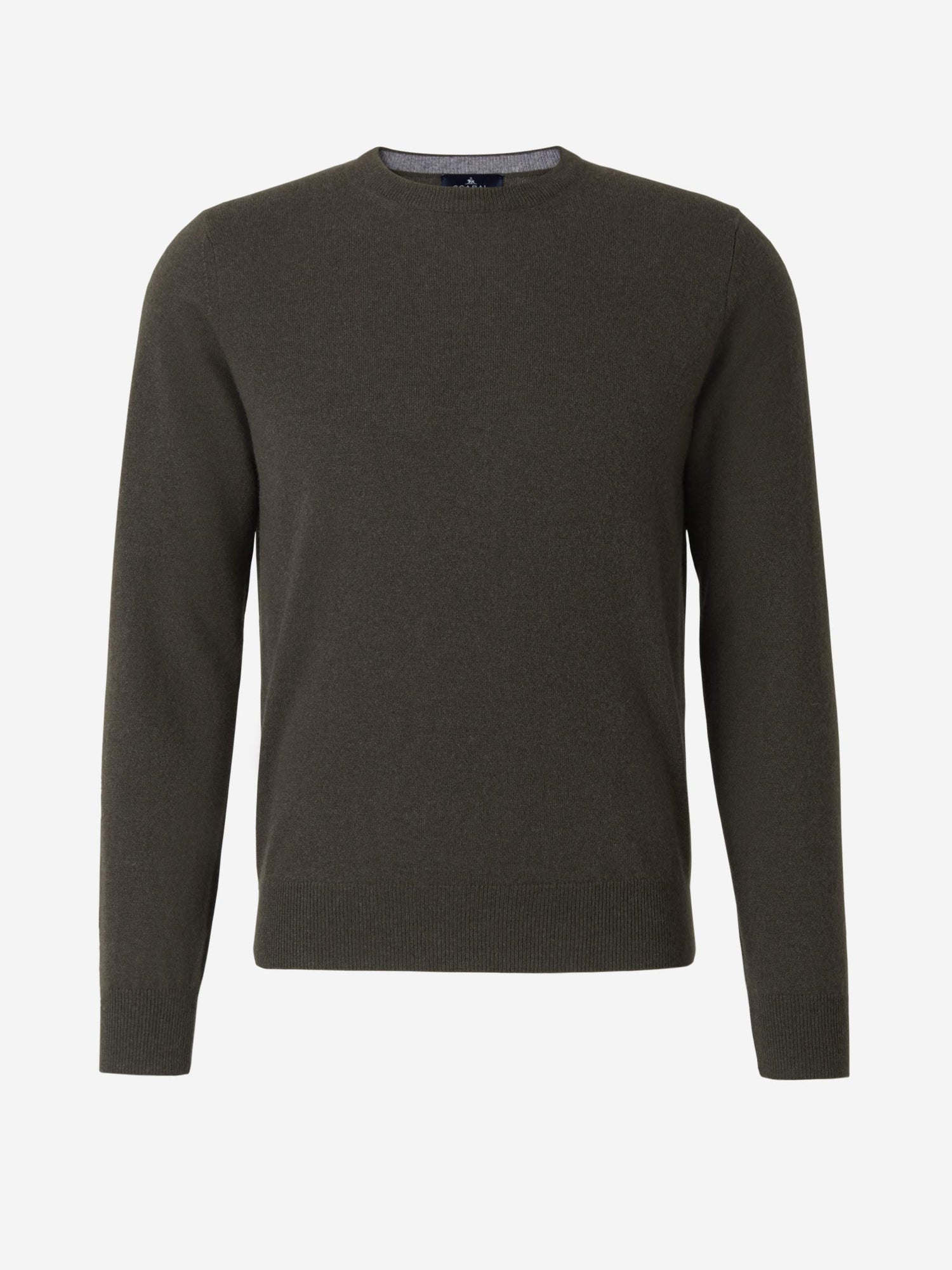 Outlet online Scabal Hombre Jersey Liso Cashmere color Verde Militar sku 542-002044 01 - Foto 1