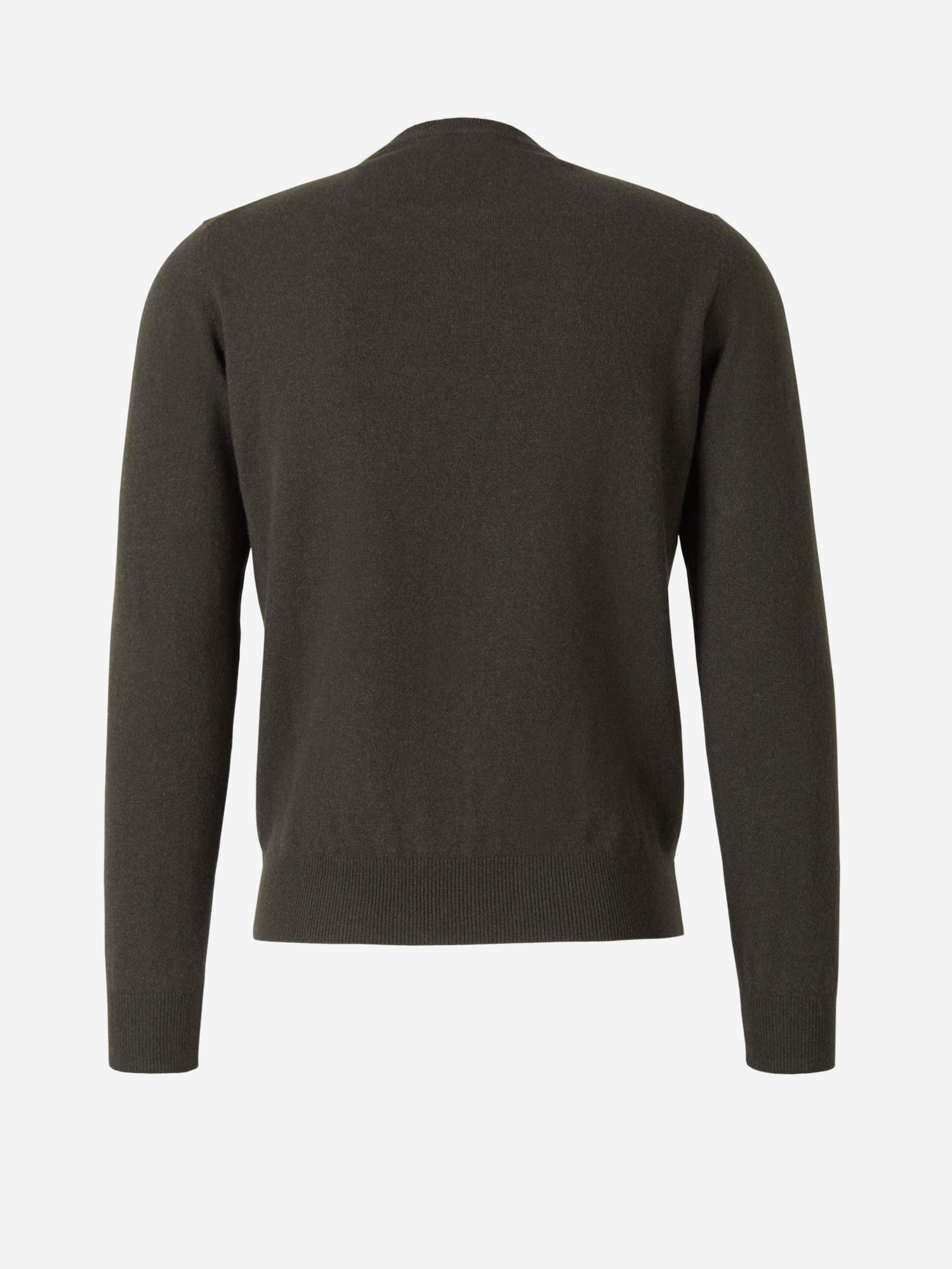 Outlet online Scabal Hombre Jersey Liso Cashmere color Verde Militar sku 542-002044 01 - Foto 2