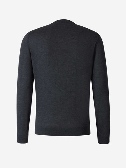 Outlet online Scabal Hombre Jersey Pico Cashmere color Azul Noche sku 542-002045 01 - Foto 6
