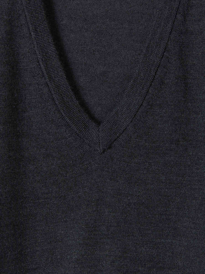 Outlet online Scabal Hombre Jersey Pico Cashmere color Azul Noche sku 542-002045 01 - Foto 7