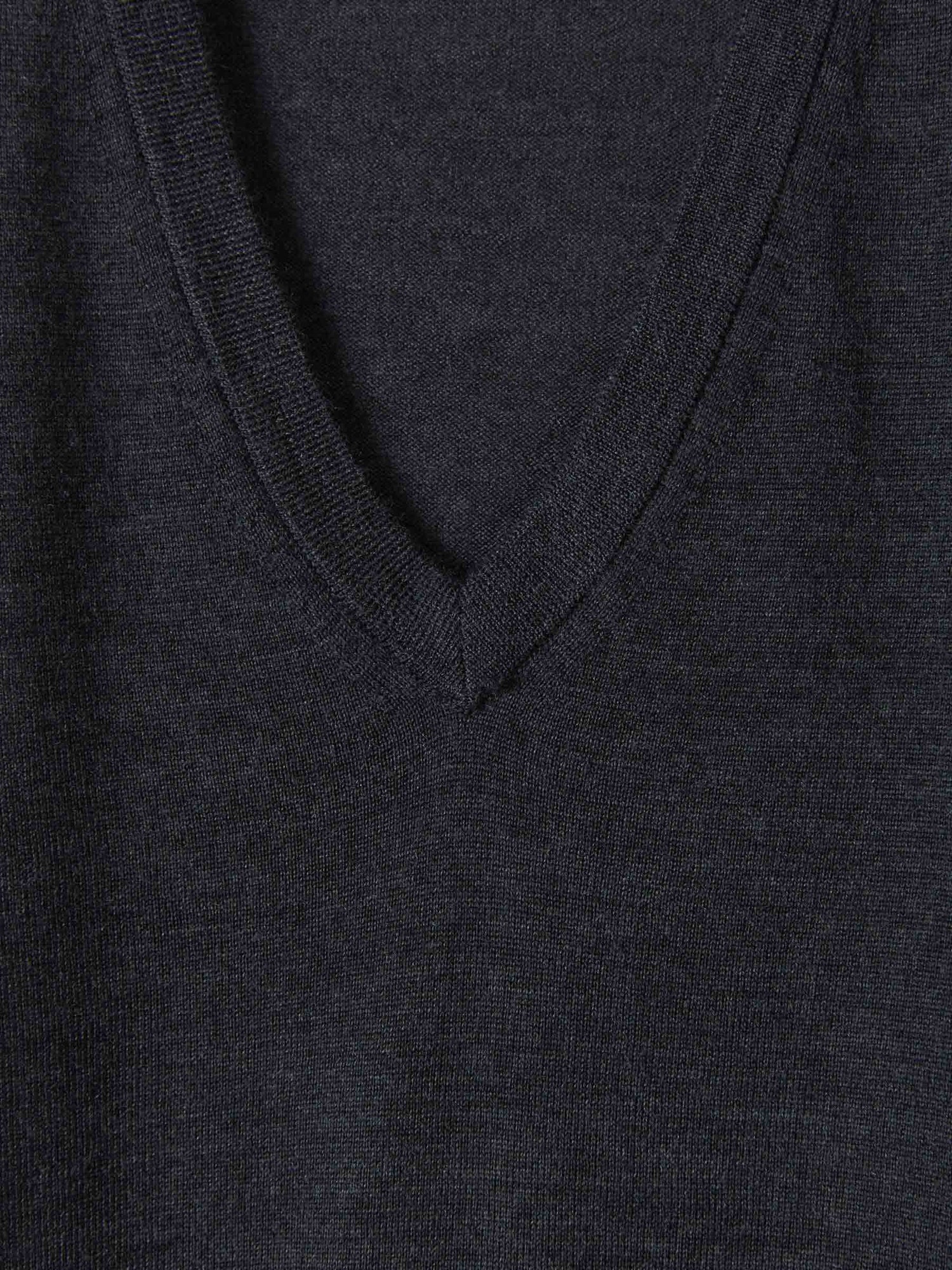 Outlet online Scabal Hombre Jersey Pico Cashmere color Gris Piedra sku 542-002045 02 - Foto 7