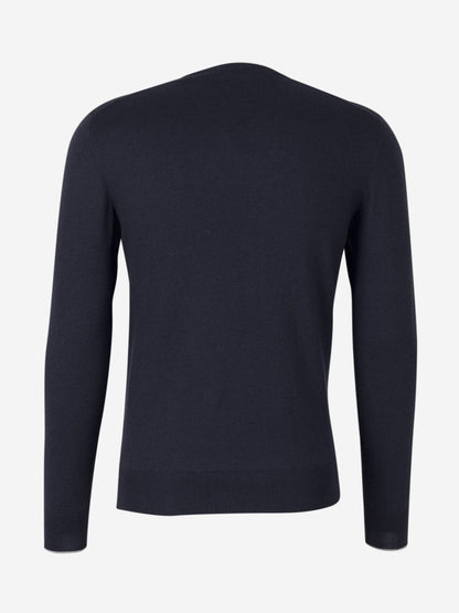 Outlet online Santa Eulalia Hombre Jersey Algodón y Seda color Azul Noche sku 542-002064 01 - Foto 2