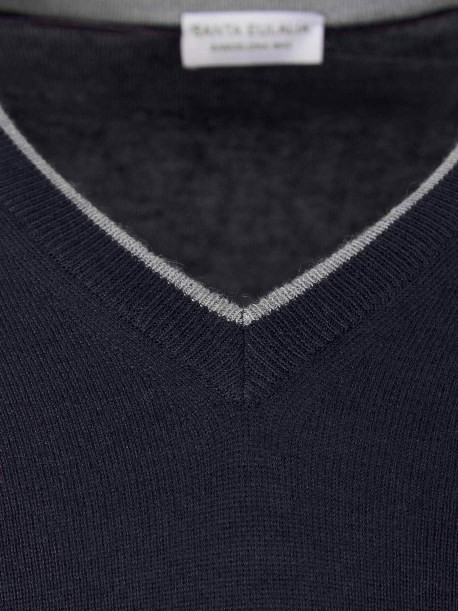 Outlet online Santa Eulalia Hombre Jersey Algodón y Seda color Azul Noche sku 542-002064 01 - Foto 3