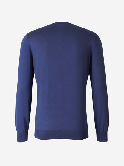 Outlet online Santa Eulalia Hombre Jersey Algodón y Seda color Azul Noche sku 542-002064 01 - Foto 6