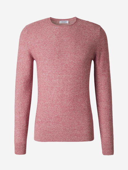 Outlet online Gran Sasso Hombre Jersey Básico Jaspeado color Rojo Cereza sku 542-002065 01 - Foto 1