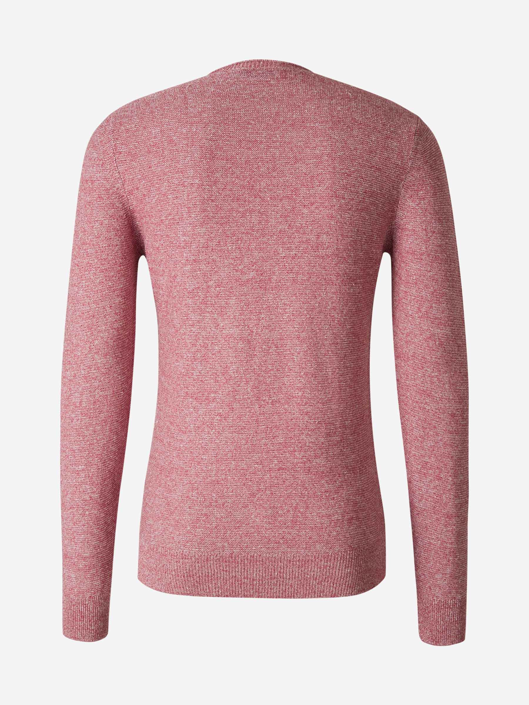 Outlet online Gran Sasso Hombre Jersey Básico Jaspeado color Rojo Cereza sku 542-002065 01 - Foto 2
