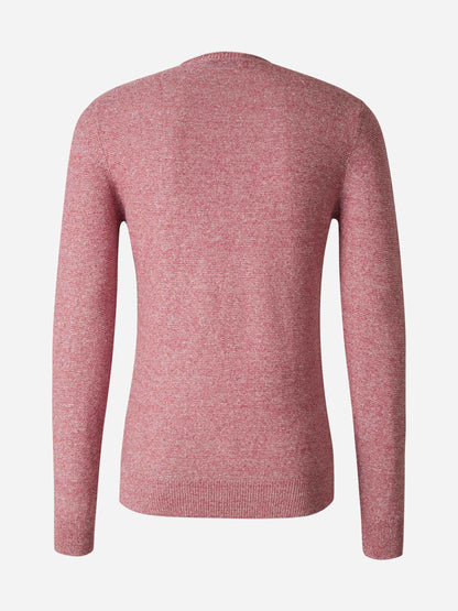 Outlet online Gran Sasso Hombre Jersey Básico Jaspeado color Rojo Cereza sku 542-002065 01 - Foto 2