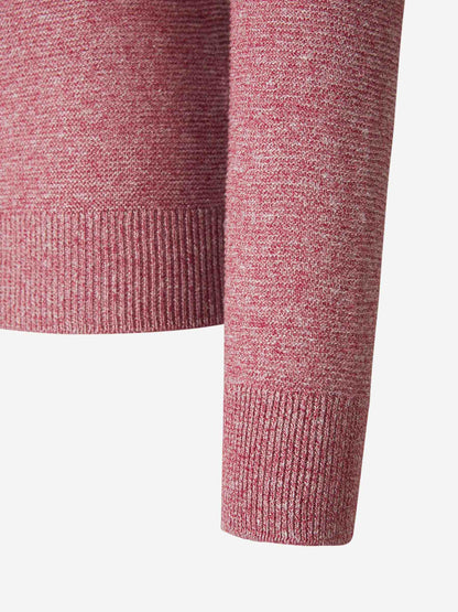 Outlet online Gran Sasso Hombre Jersey Básico Jaspeado color Rojo Cereza sku 542-002065 01 - Foto 4
