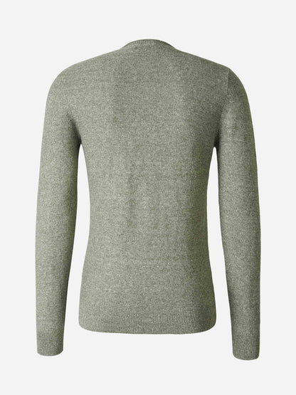 Outlet online Gran Sasso Hombre Jersey Básico Jaspeado color Rojo Cereza sku 542-002065 01 - Foto 6