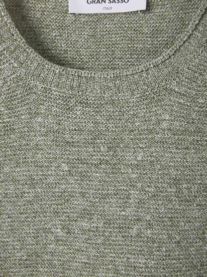 Outlet online Gran Sasso Hombre Jersey Básico Jaspeado color Rojo Cereza sku 542-002065 01 - Foto 7