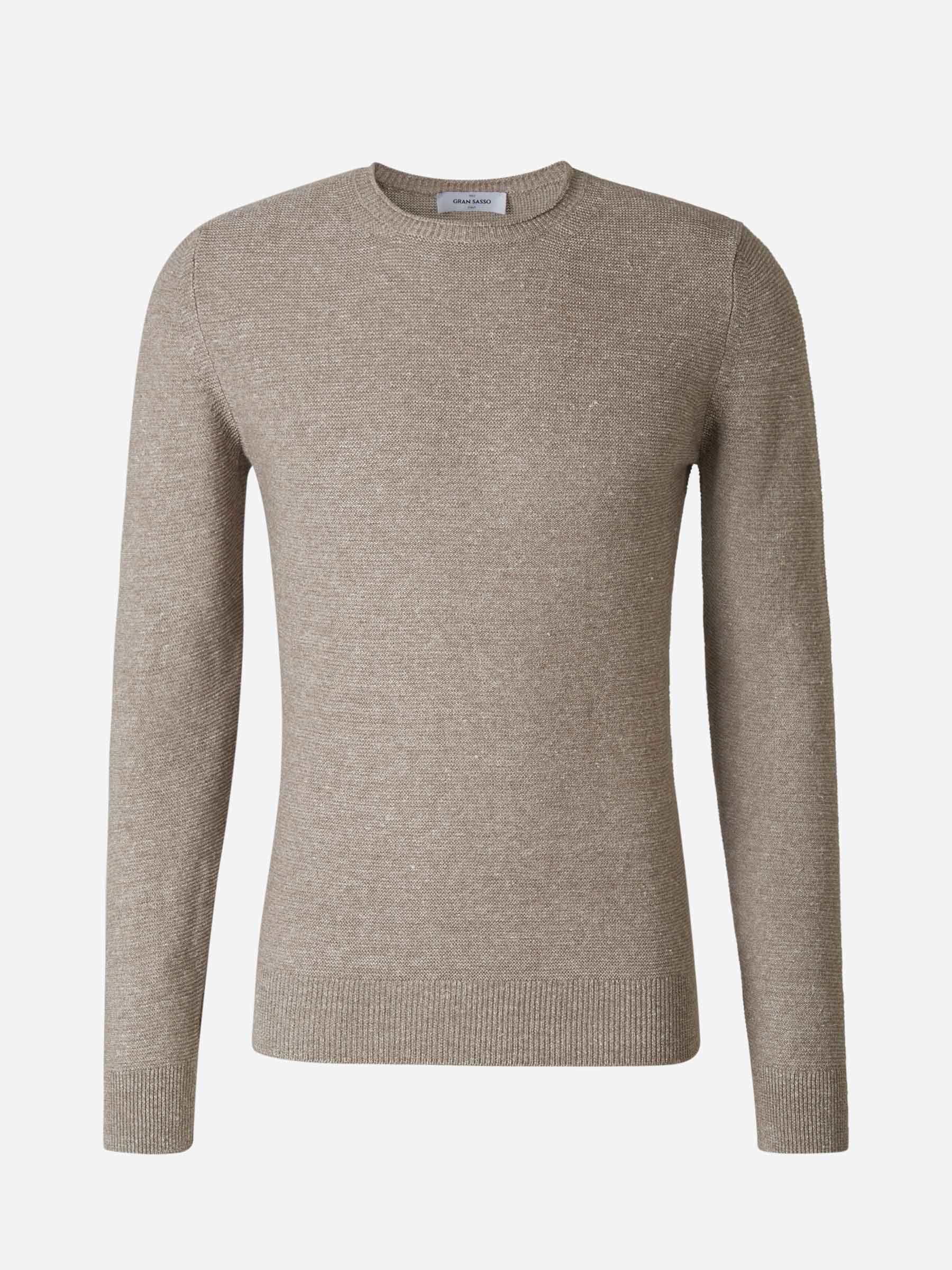 Outlet online Gran Sasso Hombre Jersey Básico Jaspeado color Rojo Cereza sku 542-002065 01 - Foto 13