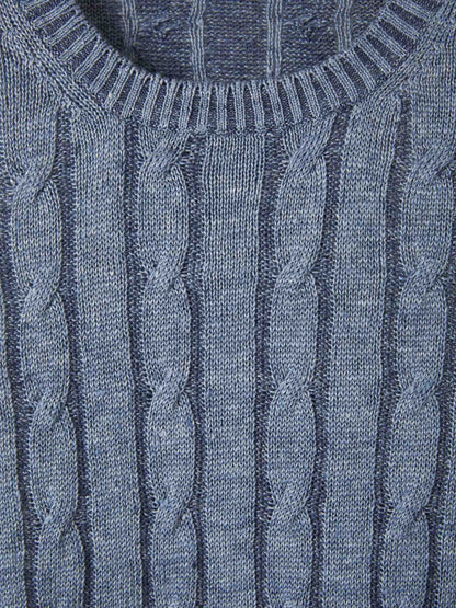 Outlet online Gran Sasso Hombre Jersey Trenzado Lino color Beige sku 542-002066 01 - Foto 7