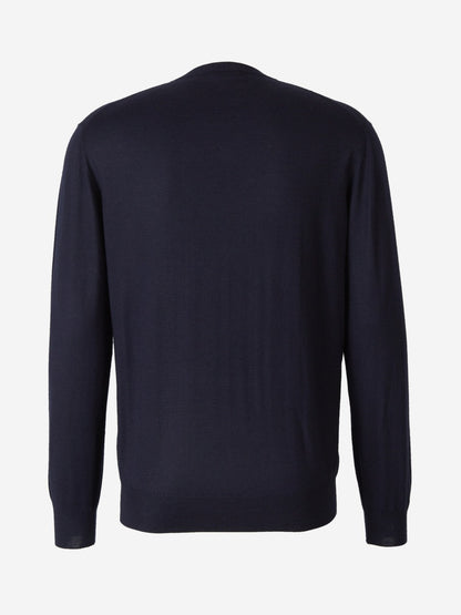 Outlet online Santa Eulalia Hombre Jersey Cuello Pico color Azul Noche sku 542-002092 03 - Foto 2