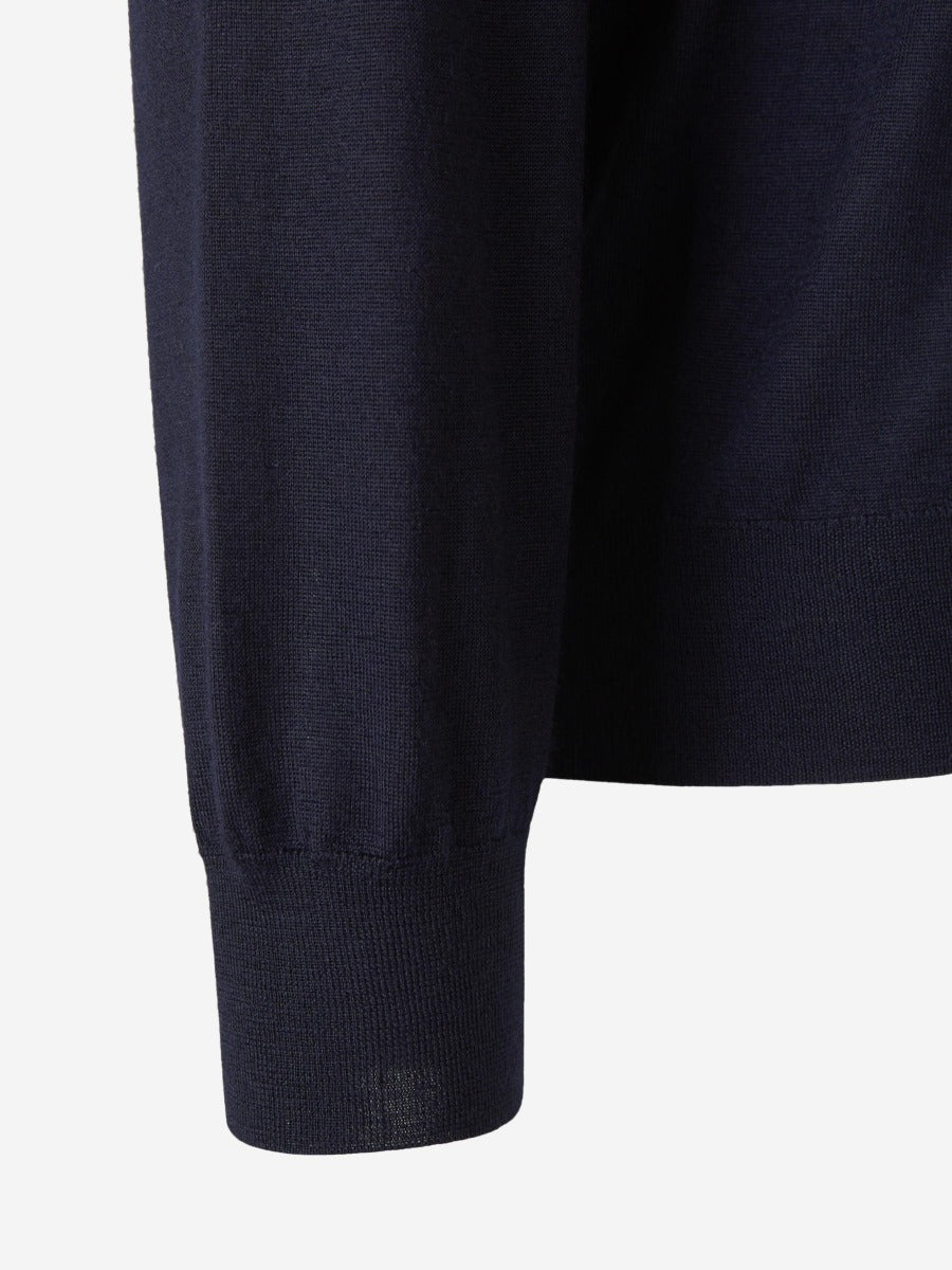 Outlet online Santa Eulalia Hombre Jersey Cuello Pico color Azul Noche sku 542-002092 03 - Foto 4