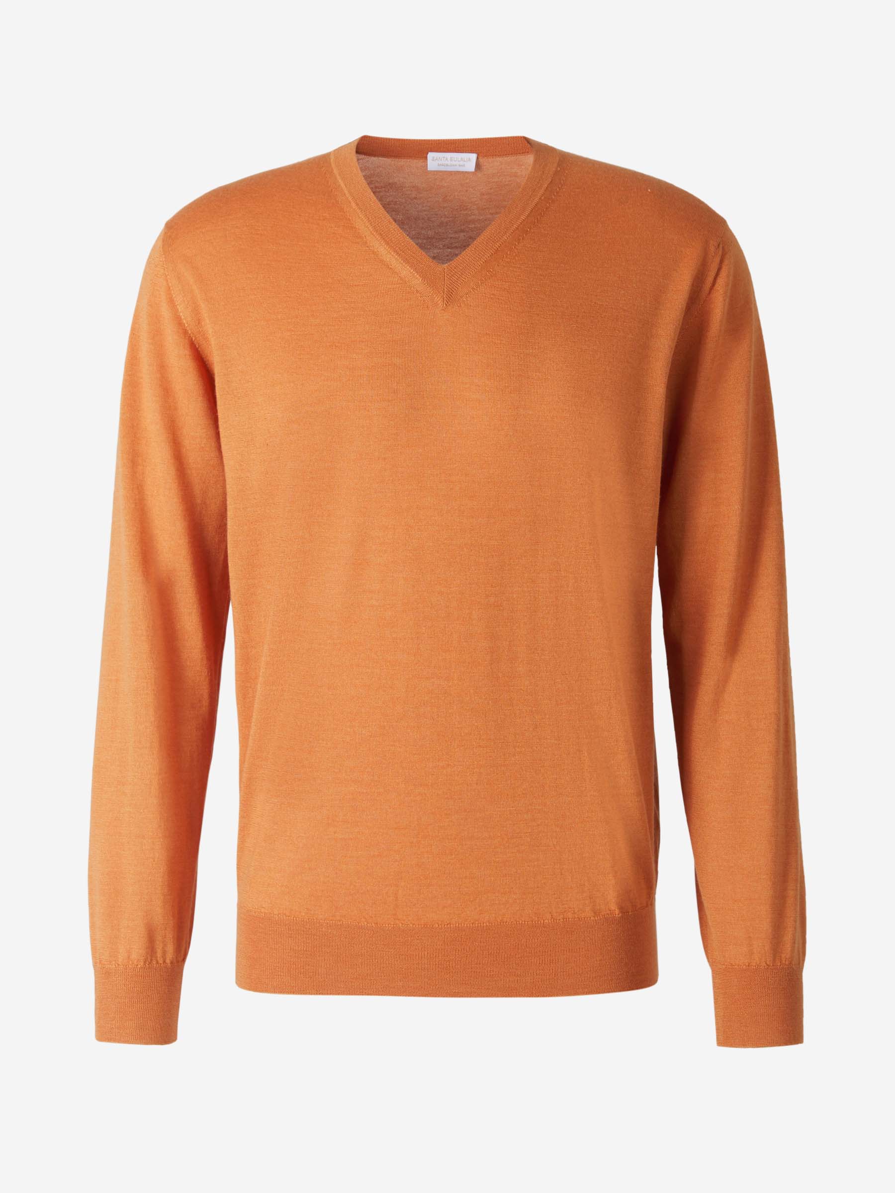 Santa Eulalia Hombre Barcelona Jersey Cuello Pico color Naranja Claro sku 542-002092 09 - Foto 1