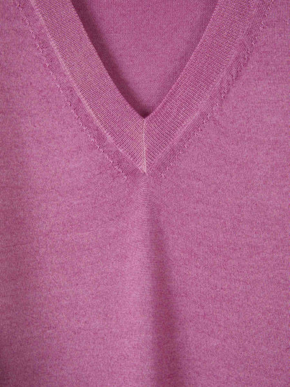 Santa Eulalia Hombre Barcelona Jersey Cuello Pico color Fucsia sku 542-002092 13 - Foto 3