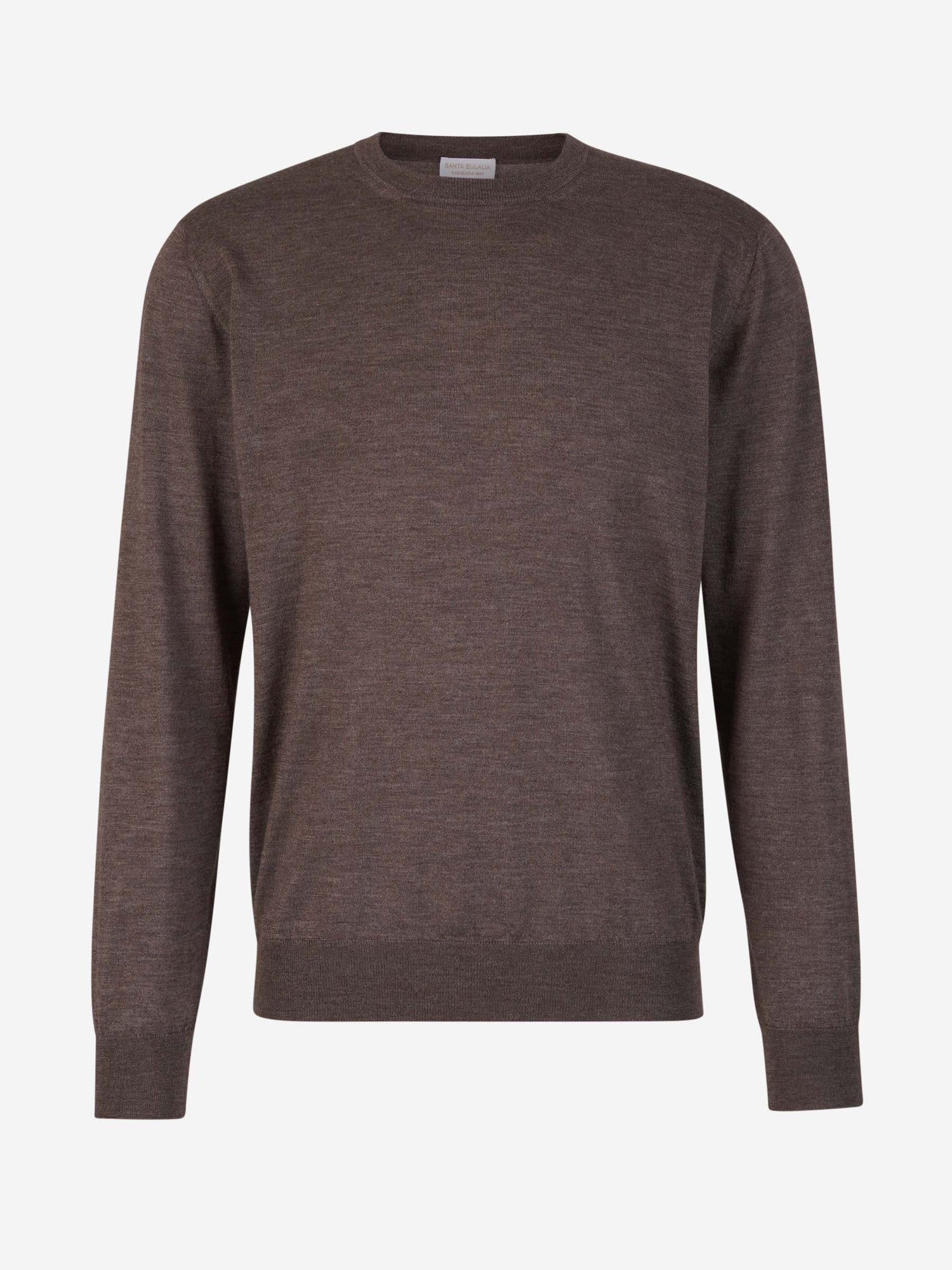 Outlet online Santa Eulalia Hombre Jersey Cashmere Y Seda color Marrón Oscuro sku 542-002093 06 - Foto 1