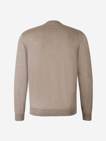 Santa Eulalia Hombre Barcelona Jersey Cashmere Y Seda color Topo sku 542-002093 07 - Foto 2