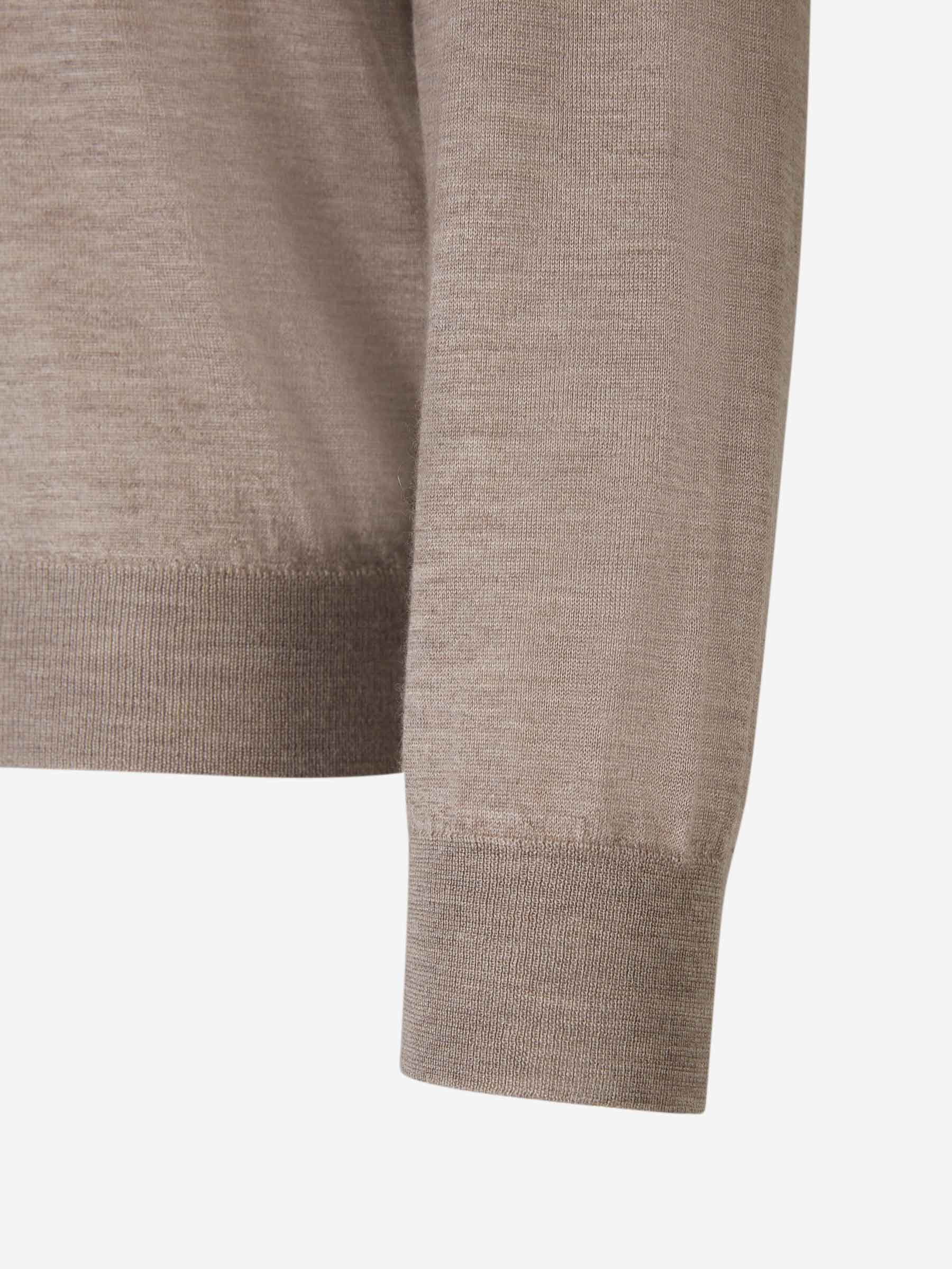 Santa Eulalia Hombre Barcelona Jersey Cashmere Y Seda color Topo sku 542-002093 07 - Foto 4
