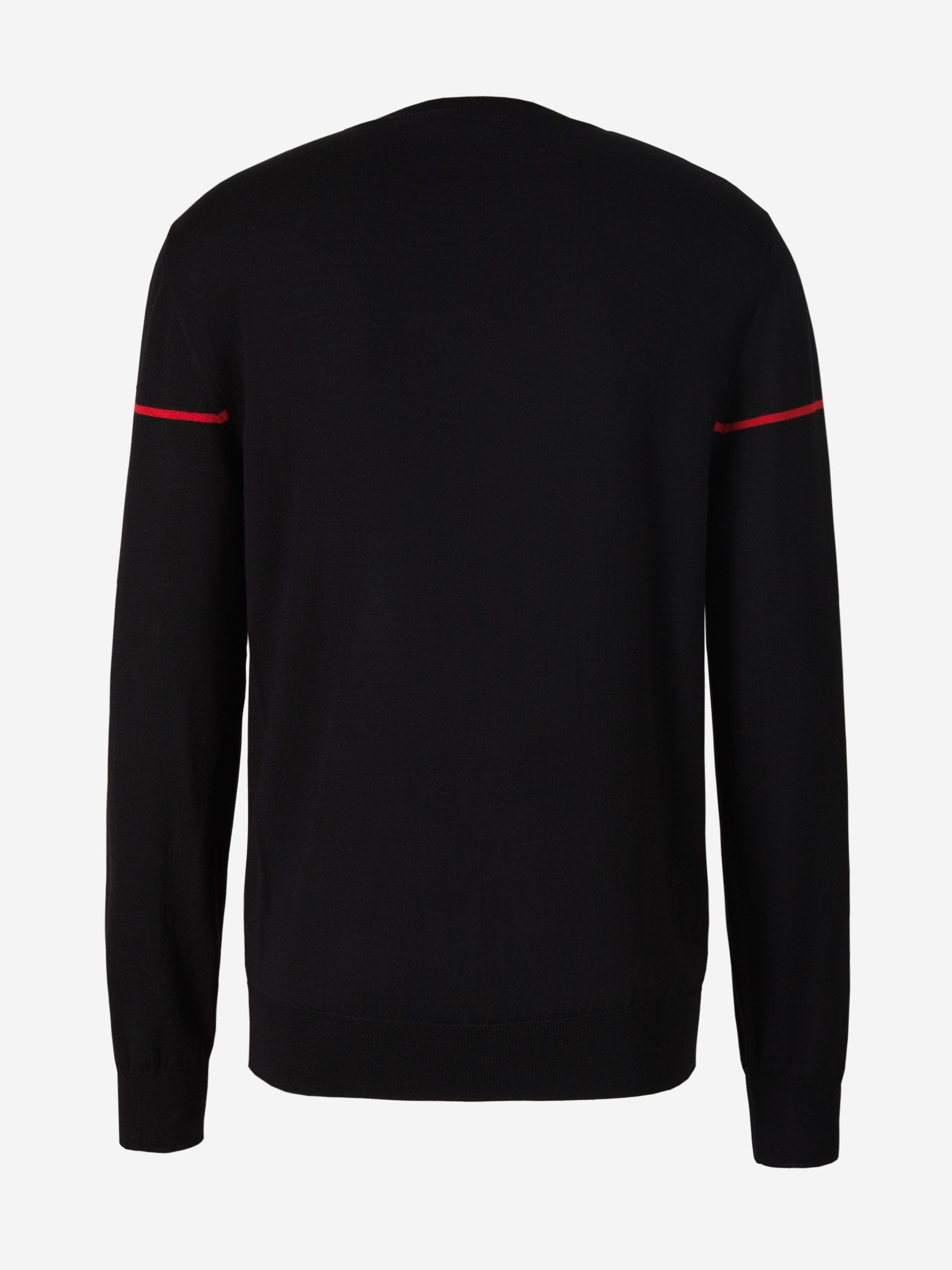 Outlet online Balmain Hombre Jersey Logo Lana color Negro sku 542-002108 00 - Foto 2