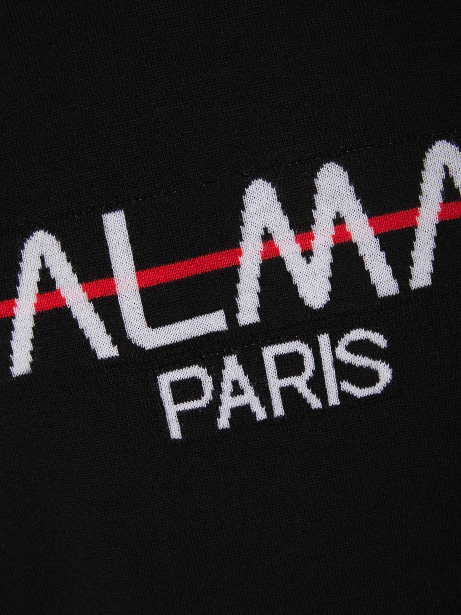 Outlet online Balmain Hombre Jersey Logo Lana color Negro sku 542-002108 00 - Foto 4