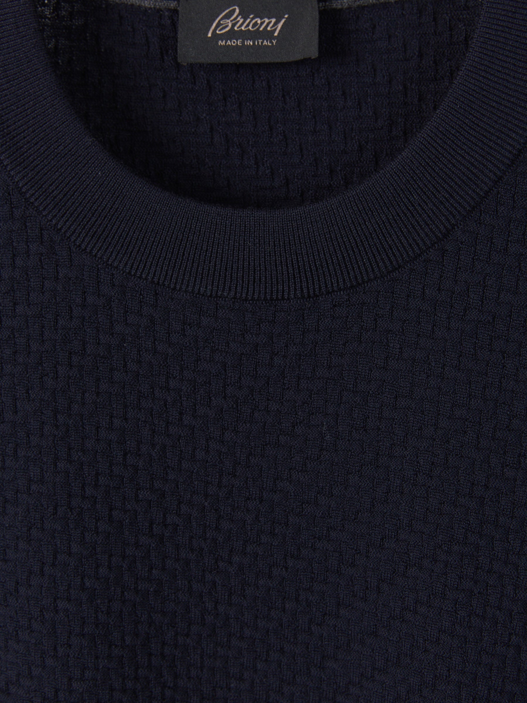 Outlet online Brioni Hombre Jersey Punto Lana color Burdeos sku 542-002114 02 - Foto 3