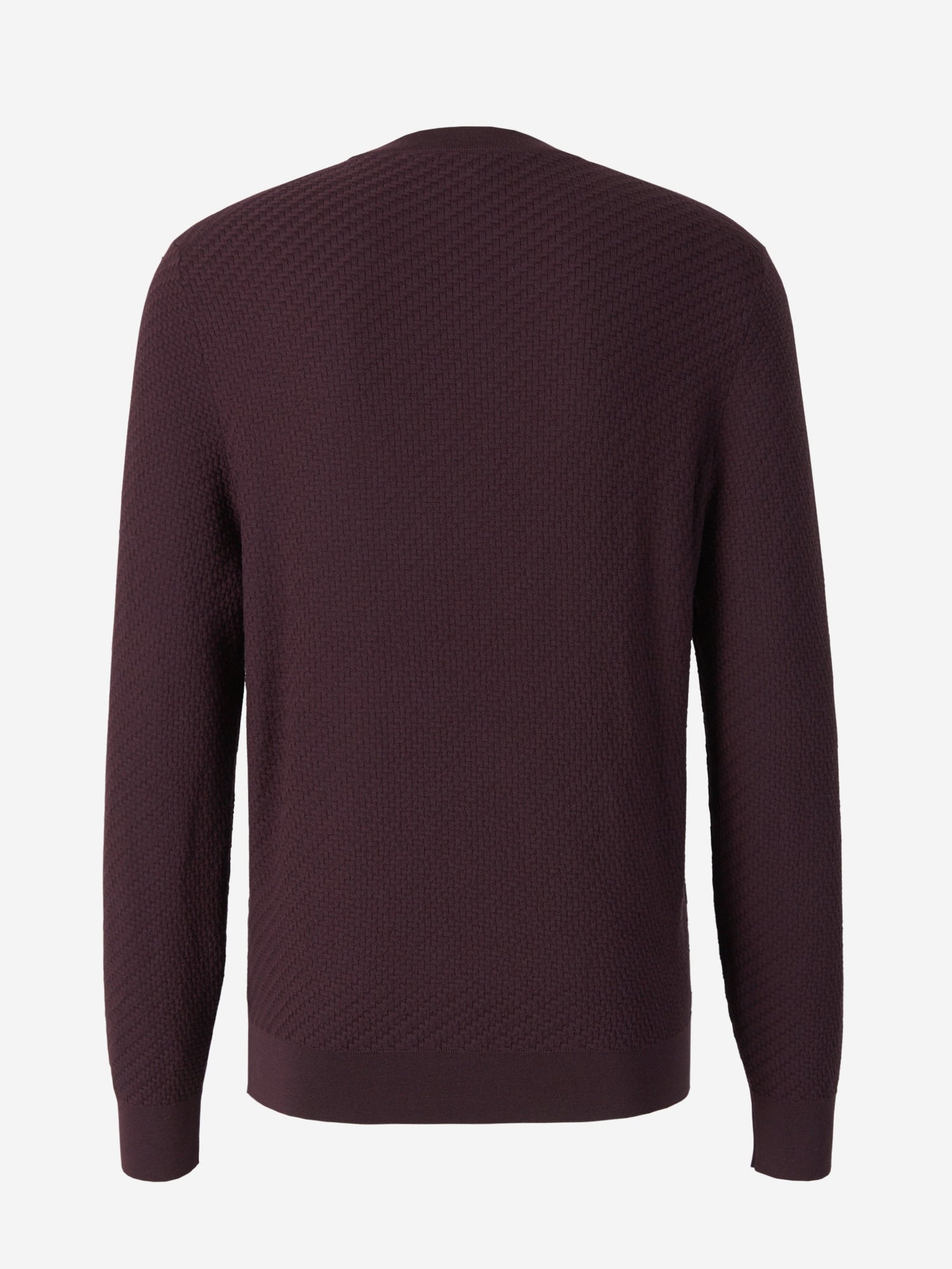 Outlet online Brioni Hombre Jersey Punto Lana color Burdeos sku 542-002114 02 - Foto 6