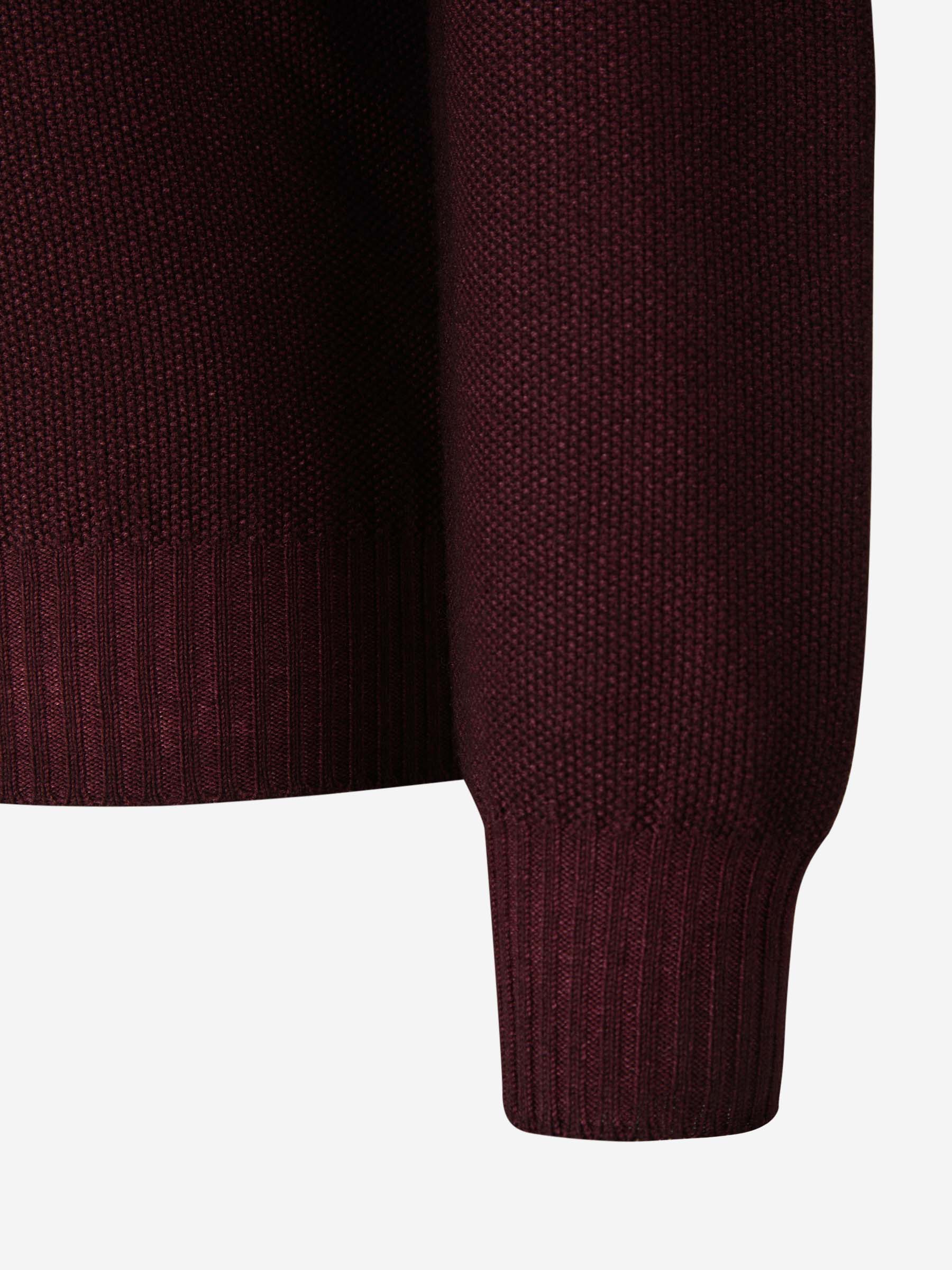 Outlet online Santa Eulalia Hombre Jersey Punto Lana color Rojo Cereza sku 542-002125 04 - Foto 4
