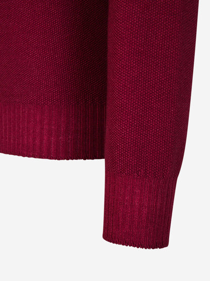 Outlet online Santa Eulalia Hombre Jersey Punto Lana color Rojo Cereza sku 542-002125 04 - Foto 16