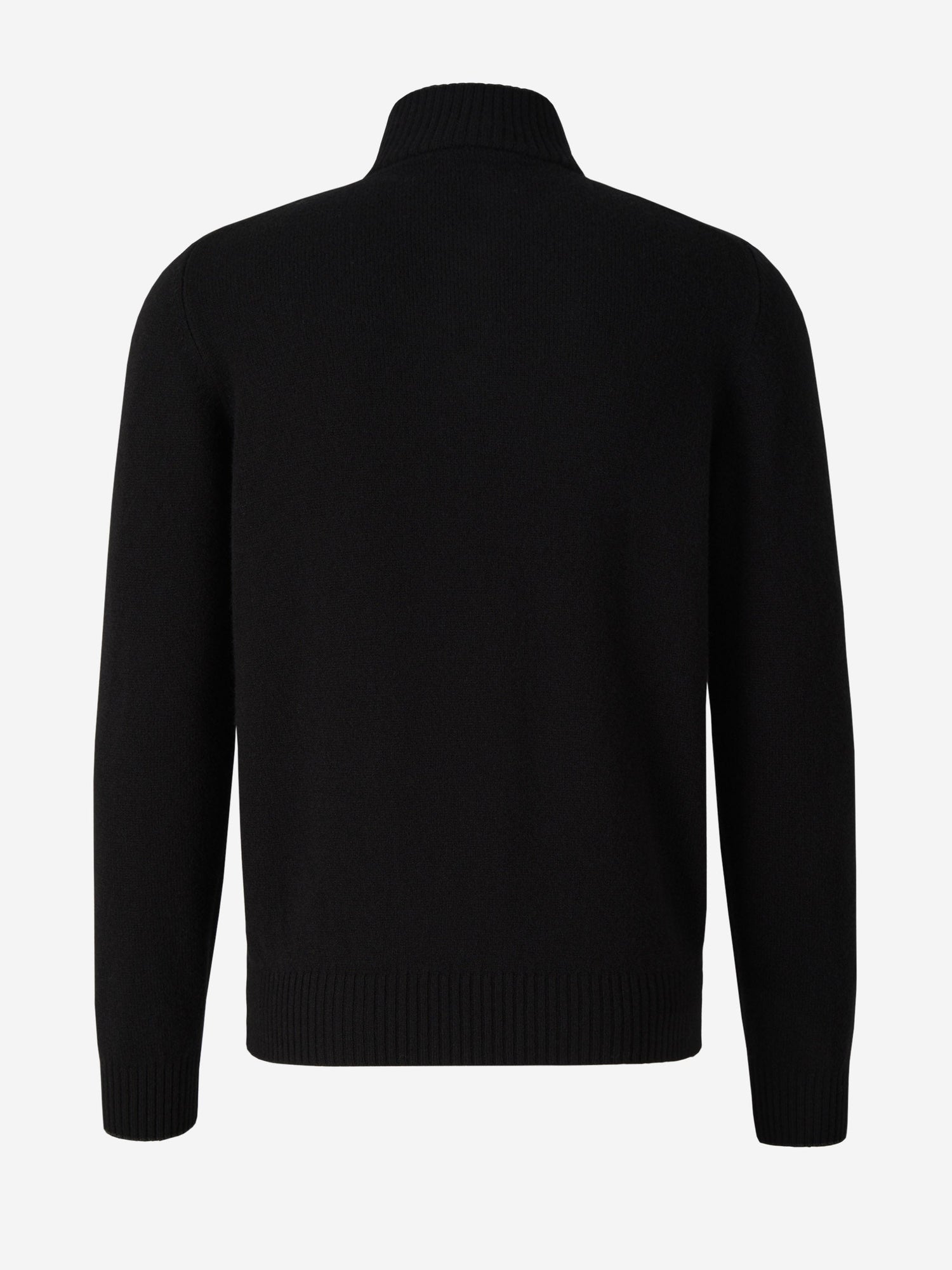 Outlet online Santa Eulalia Hombre Cárdigan Cuello Contraste Lana color Negro sku 542-002128 01 - Foto 2