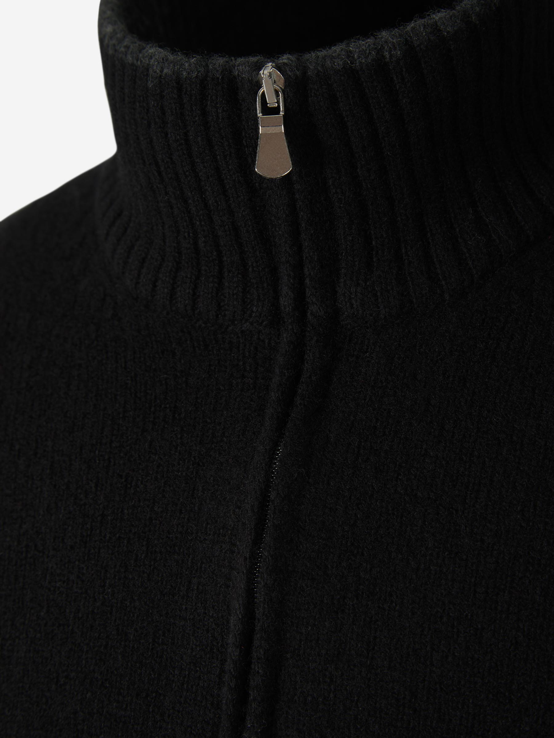 Outlet online Santa Eulalia Hombre Cárdigan Cuello Contraste Lana color Azul Cobalto sku 542-002128 02 - Foto 3