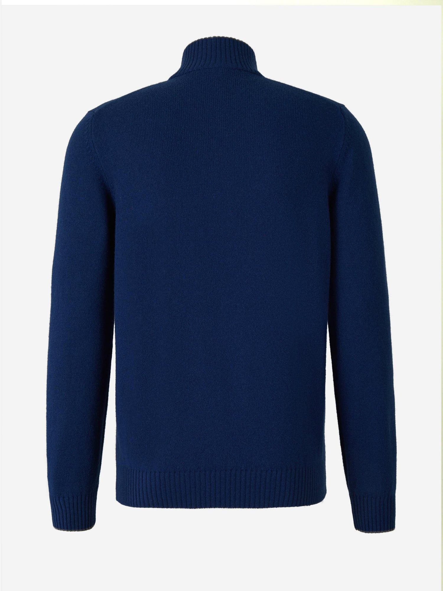 Outlet online Santa Eulalia Hombre Cárdigan Cuello Contraste Lana color Topo sku 542-002128 04 - Foto 6